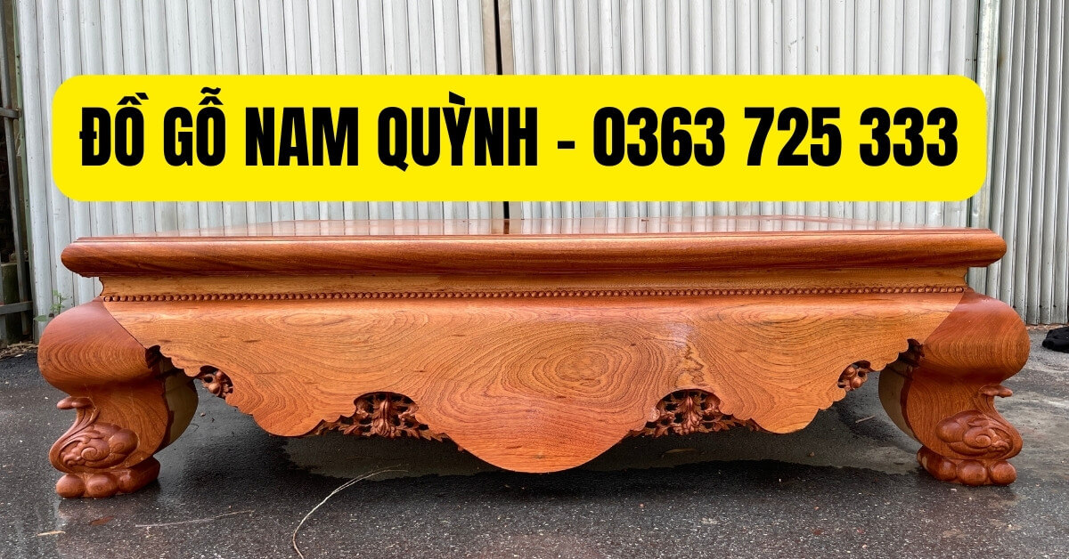 Đồ Gỗ Nam Quỳnh chuyên làm sập gỗ theo yêu cầu của mọi quý khách