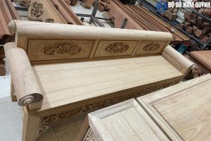 Cận cảnh đoản dài 237cm của bộ trường kỷ