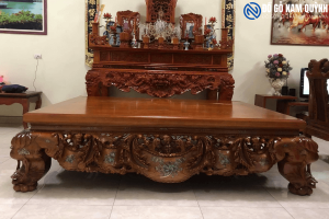 Bộ sập vắt vải khảm trai tại Đồ Gỗ Nam Quỳnh