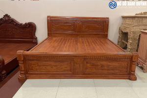 GIường gỗ hương đá 1m8x2m2 tại Đồ Gỗ Nam Quỳnh