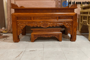 Bàn thờ án gian gỗ hương đá tại Đồ Gỗ Nam Quỳnh