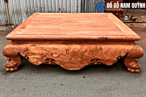 Mẫu sập chân quỳ gỗ hương đá vân đẹp tại Đồ gỗ Nam Quỳnh