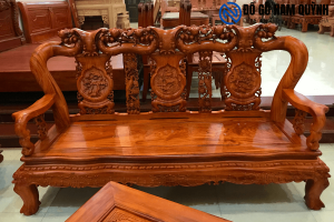 Bộ ghế minh đào gỗ hương đá đẹp tại Đồ Gỗ Nam Quỳnh