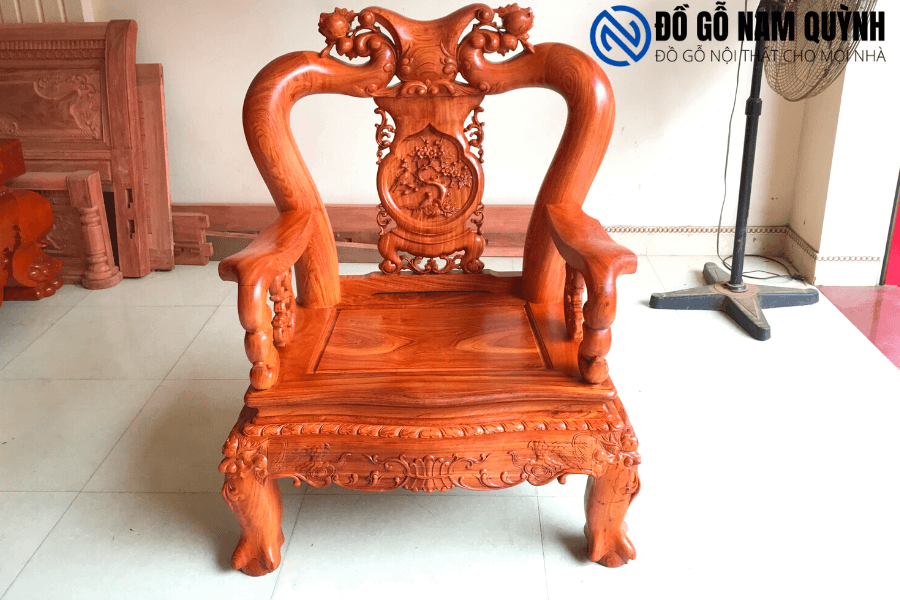 Bộ ghế minh đào gỗ hương đá đẹp tại Đồ Gỗ Nam Quỳnh