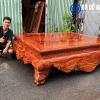 Sập chân quỳ gỗ hương đá kích thước 1m8 x 2m2 vân siêu đẹp tại Đồ Gỗ Nam Quỳnh