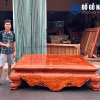 Sập gỗ hương đá chặt xoài vén chỉ siêu đẹp tại Đồ Gỗ Nam Quỳnh