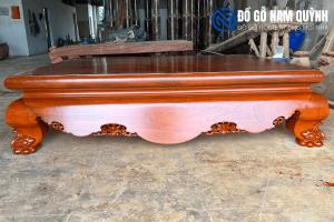 Sập mini gỗ hương kích thước 1m8 x 2m2 đẹp tại Đồ Gỗ Nam Quỳnh