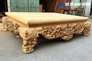 Sập thập điểu quần mai tứ diện gỗ gụ lào siêu vip tại Đồ Gỗ Nam Quỳnh