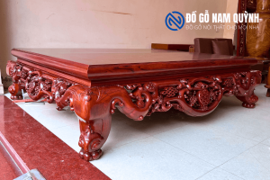 Bộ sập phúc nho cổ gỗ gụ lào đẹp tại Đồ Gỗ Nam Quỳnh