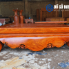 Sập chiếu ngựa gỗ hương đá dày 14 phân nguyên khối 1m8 x 2m2 siêu đẹp tại Đồ Gỗ Nam Quỳnh