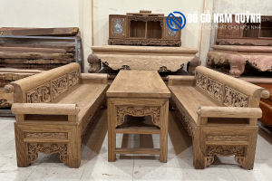 Combo nội thất phòng thờ gỗ gụ lào siêu đẹp tại Đồ Gỗ Nam Quỳnh