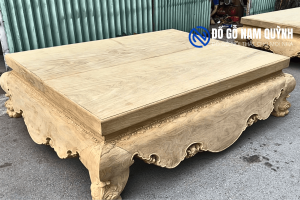 Sập ngựa gỗ cẩm vàng tại Đồ Gỗ Nam Quỳnh