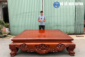 Sập ba bông gỗ gụ nam phi đẹp tại Đồ Gỗ Nam Quỳnh