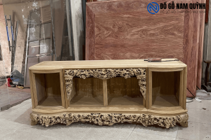 Chốt bộ sập gụ tủ chè cho a khách Hà Nội tại Đồ Gỗ Nam Quỳnh