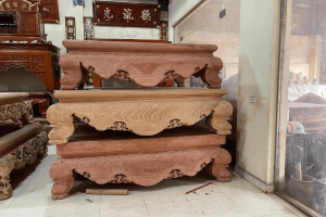 Bộ sập chân quỳ gỗ nam phi chắc bền đẹp tại Đồ Gỗ Nam Quỳnh