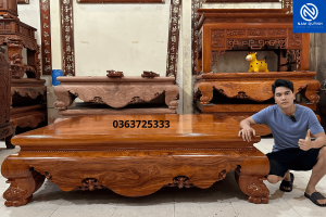 Bộ sập gỗ cẩm lai siêu đẹp tại Đồ Gỗ Nam Quỳnh