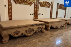 Mẫu sập gỗ cẩm vàng siêu đẹp tại Đồ Gỗ Nam Quỳnh